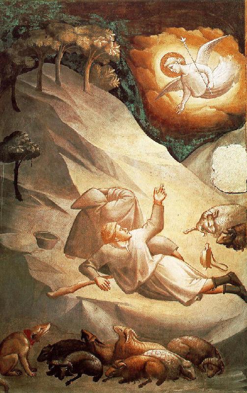 GADDI, Taddeo The Angelic Announcement to the Sheperds fg oil painting image